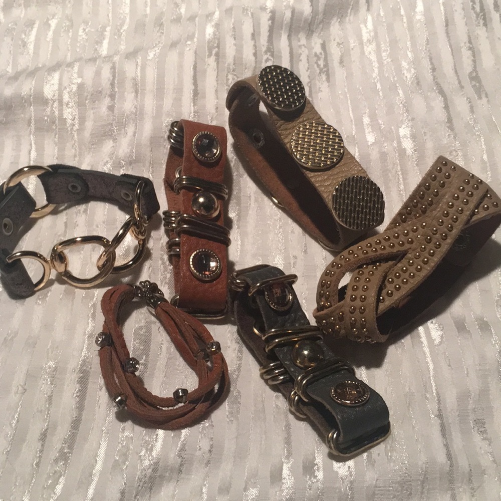 Leather bracelets!